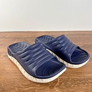 KuaiLu Blue And‎ White Recovery Comfortable Sandals Women's Size 10